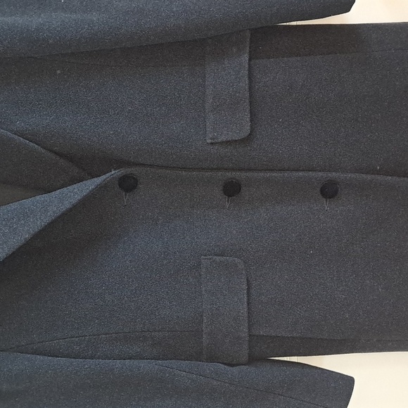 FORECASTER Of BOSTON VINTAGE Classic Black Lambwool Long Dressy Coat - Picture 4 of 15